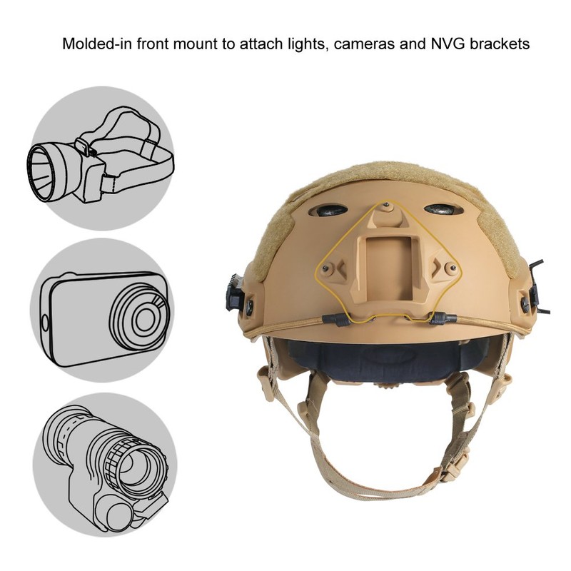 OneTigris PJ Fashion Lightweight Tactical Fast Helmet for Airsoft Paintball