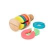 Kikkerland – Rainbow Wine Rings & Stopper - Multi Colour