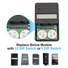 Compatible with Genie 9/12 Dip Switch Garage Door Opener Remote,