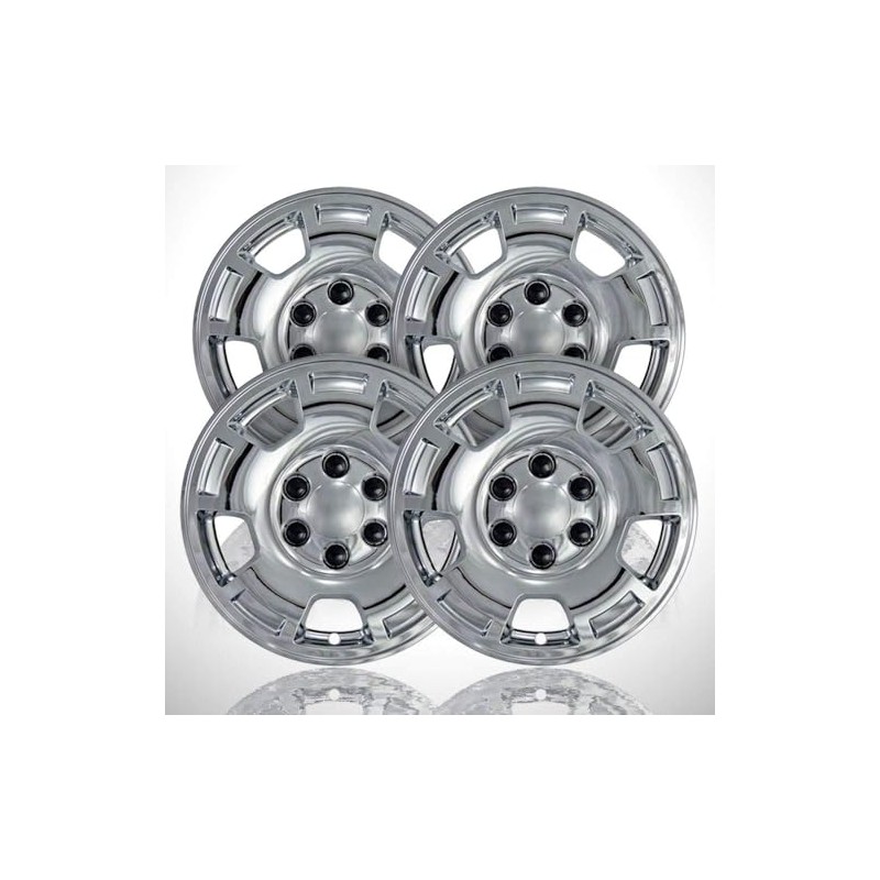 4-Pack of 17' Chrome Wheel Skins fit for Silverado 1500