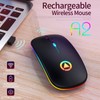 Mouse Plug and Play Portable Silent Rechargeable Illuminated Wireless Office