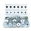 CALHAWK 240pc LARGE PENNY FENDER WASHER ASSORTMENT NUT BOLT
