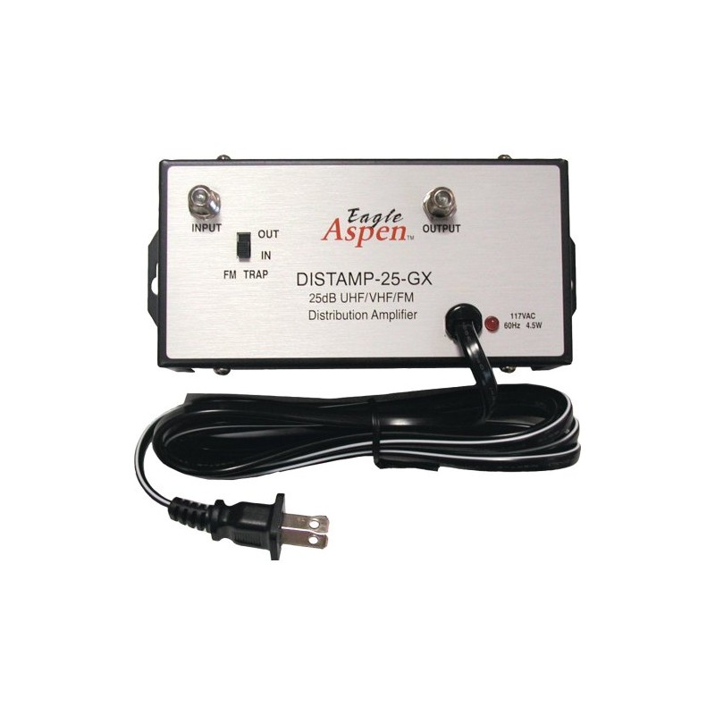 Brandzz EAGLE ASPEN 500256 25dB Distribution Amp, Amplifier, 1 Channel,