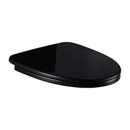 Woodbridge Toilet Seat with Cover, Black, Slow-Close, Quick-Release for Easy Cleaning.Seat-05