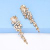 Colorful Rhinestone Statement Dangle Drop Earrings for Women Fashion Long