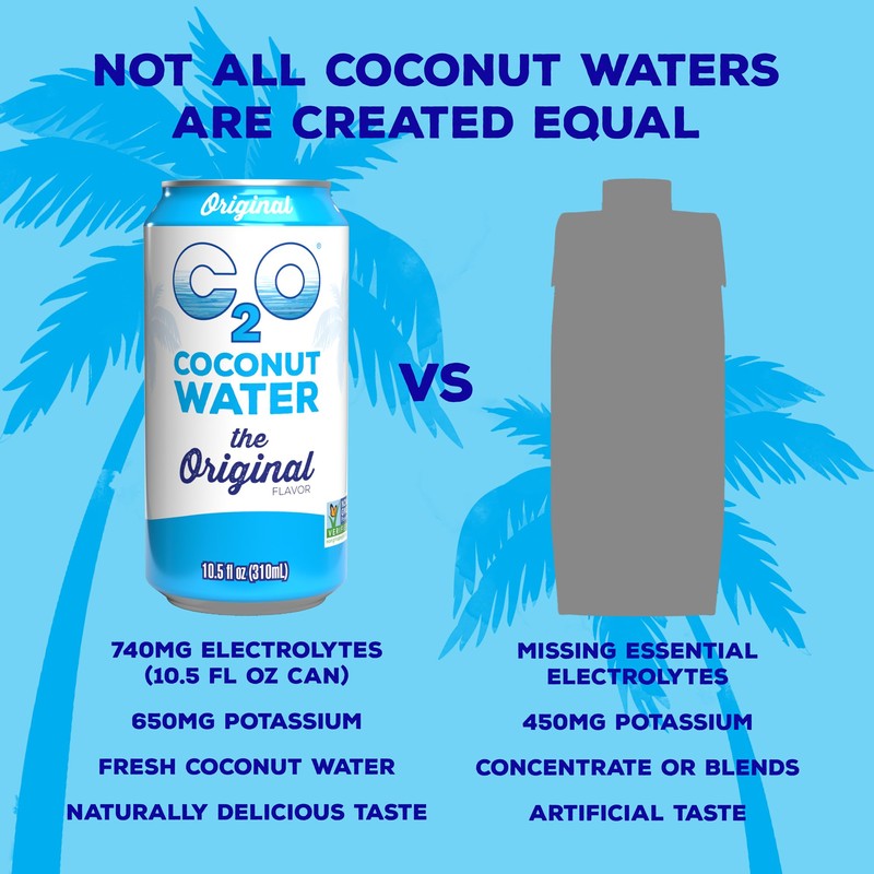 C2O - Coconut Water, The Original Flavor (24 Pack, 3