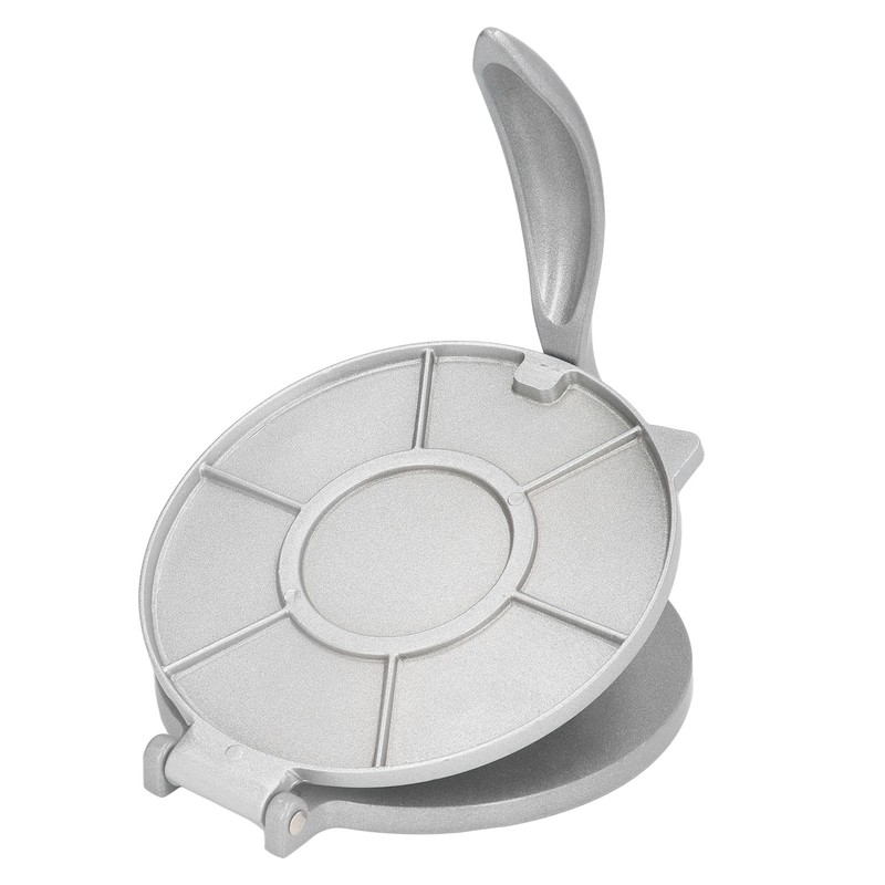 Tortilla Press 7.7in Rust Proof Aluminum Alloy Silver Heavy Duty
