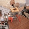 Portable StoveTop Grill Net Mini Foldable Furnace Grill Rack Barbecue