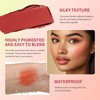 8 Color Cream Blush Palette, Matte Blush, Fine and Smooth