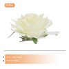 MECCANIXITY 5 Pcs Rose Flower Hair Clips 4 Inch Flower