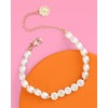 xo, Fetti Bride Pearl Beaded Bracelet - 7" | Bride