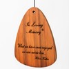 In Loving Memory 35-inch Windchime, Bronze w/What we Have Once
