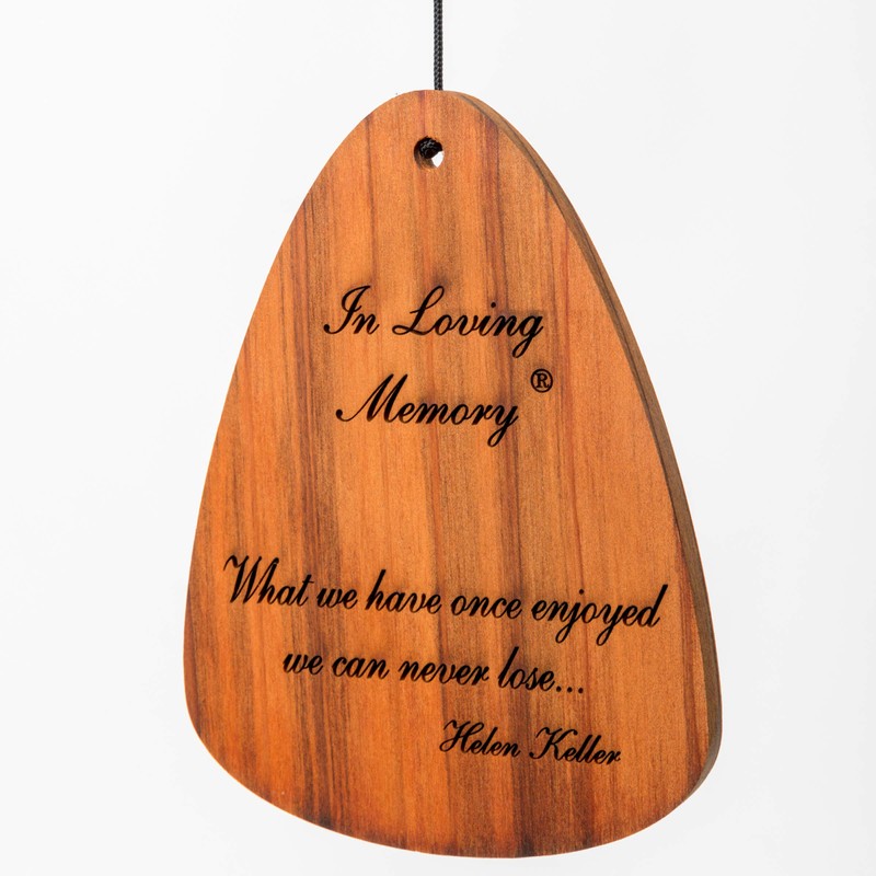 In Loving Memory 35-inch Windchime, Bronze w/What we Have Once