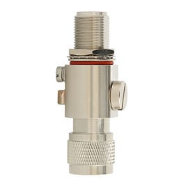 Lightning Arrestor 200W DC 0MHz to 6GHz IP67 Waterproof N Type Coaxial Arrester for Indoor Outdoor