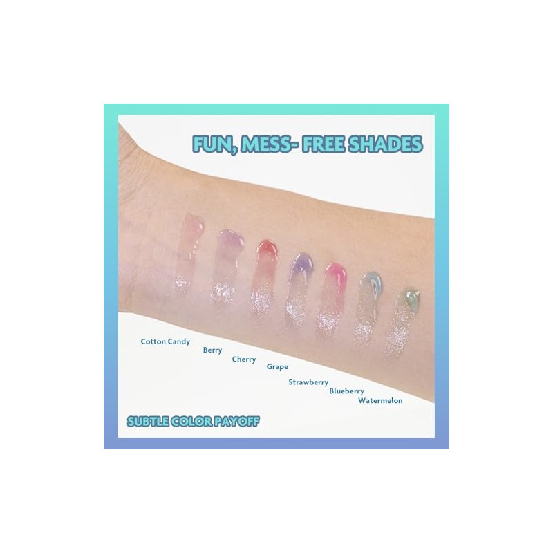 Moana Brillo Labial Vegetal 7 pzas Niñas 3 Regalo Fiesta