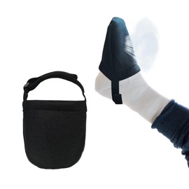 Protective Foot Cast Socks Toe Covers Soft Warm Cast Toe Protector Cast Sock Toe Cover for Men and Women, Adjustable Cast Socks for Leg, Foot and Ankle, Socks for Casts Adults (1, Black, Medium)