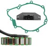 Caltric Stator & Regulator Rectifier with Gasket Compatible with Yamaha