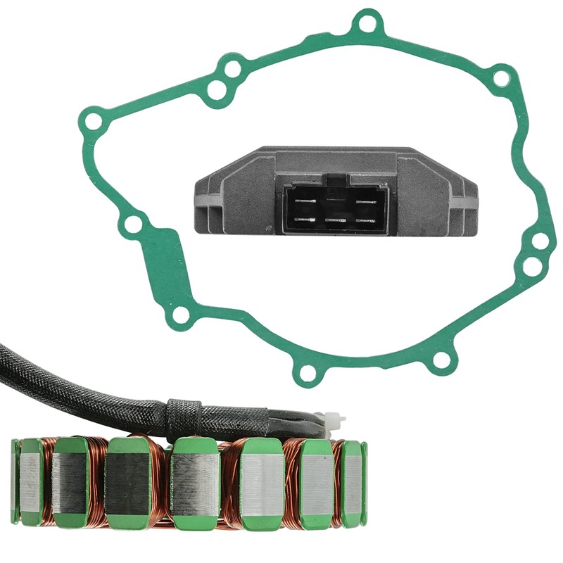 Caltric Stator & Regulator Rectifier with Gasket Compatible with Yamaha