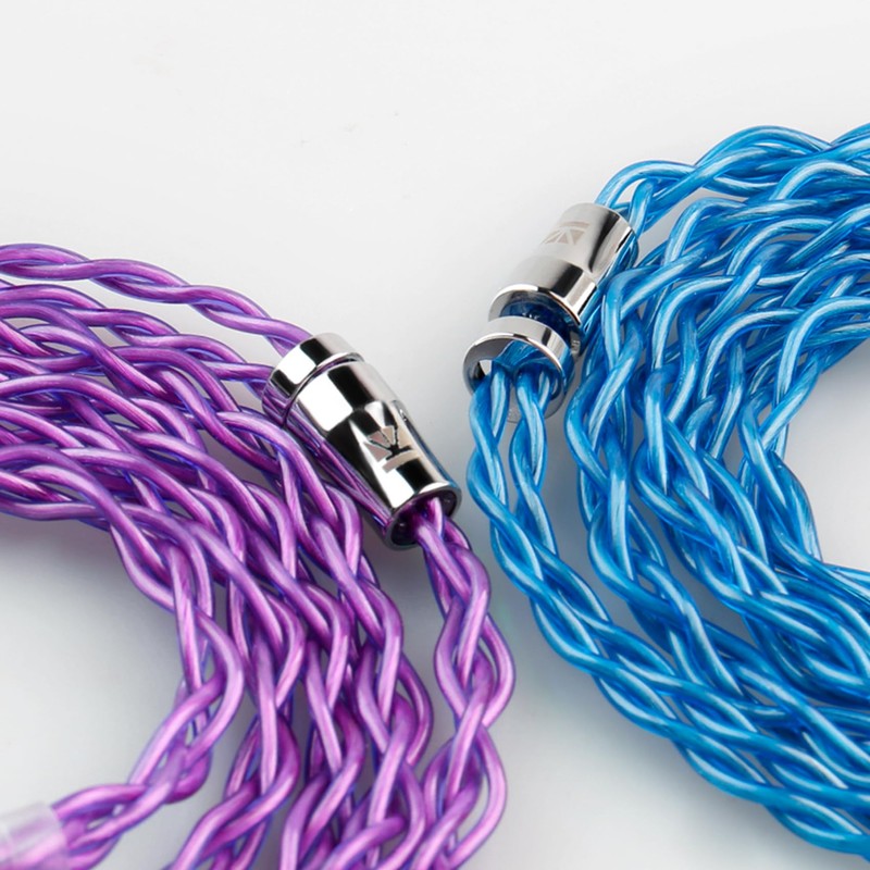 [KBEAR 4989] 2pin 0.17 inch (4.4 mm) Re-Cable, 4 Core