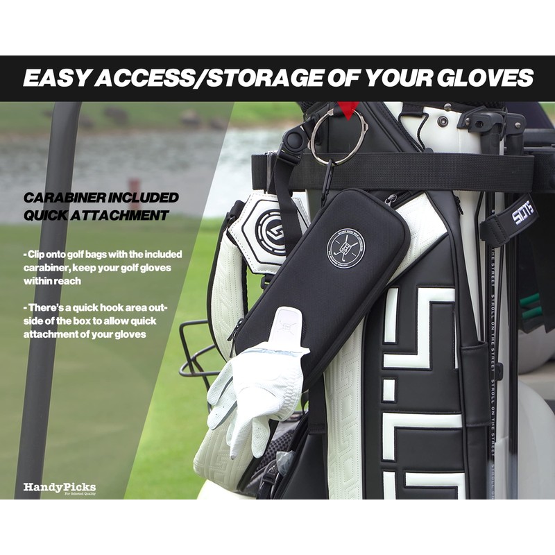Handy Picks Performance Golf Glove Case - Golf Gloves Holder