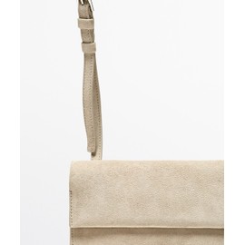 Massimo Dutti Suede Leather Crossbody Bag