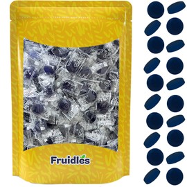 Fruidles Sugar-Free Premium Hard Candy Suckers, Mini Fruit Button Candies, Kosher Certified Parve, Uses Sorbitol, Low-Sodium, Individually Wrapped (8oz (Half-Pound) 75 Pcs, Icy Peppermint)