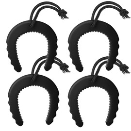 4 piezas de tope de puerta de primer respondor, atasco de puerta de policía de emergencia con accesorios de cable de nailon para aplicación de la ley,