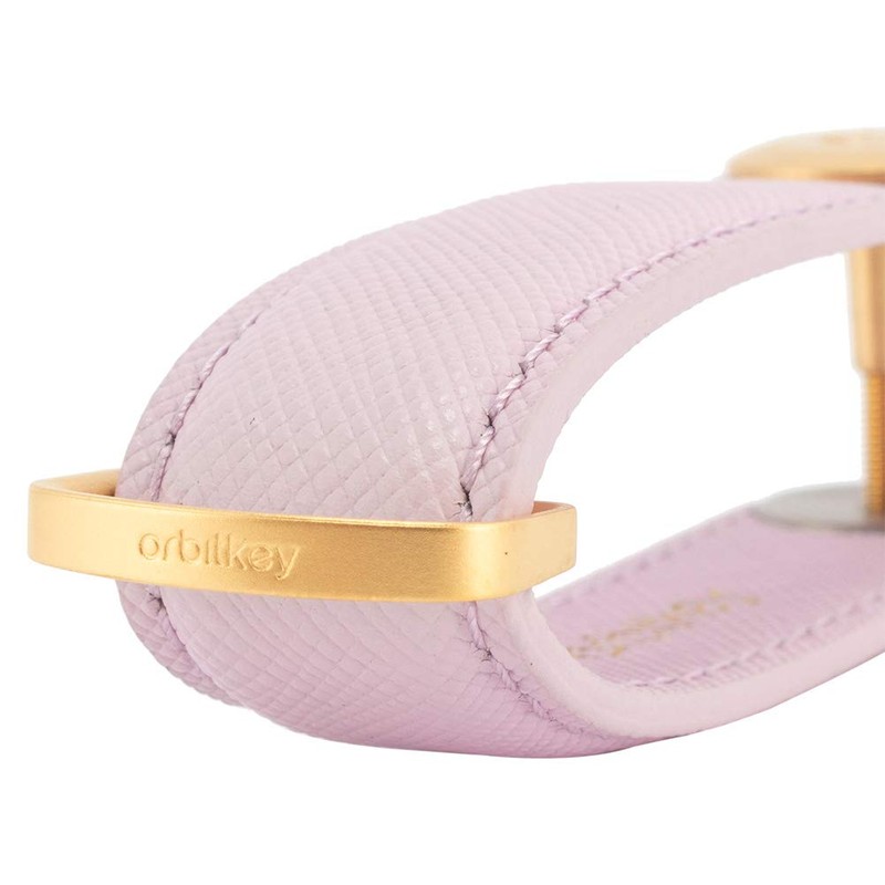 Orbitkey SFLO-2-LILIYG Key Holder, Leather, Key Case, Key Cover, Key