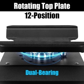 INJORA Aluminum RC Car Stand with Shock Holder for Axial SCX10 Pro TRX4 1/10 RC Cars Upgrade (Black)