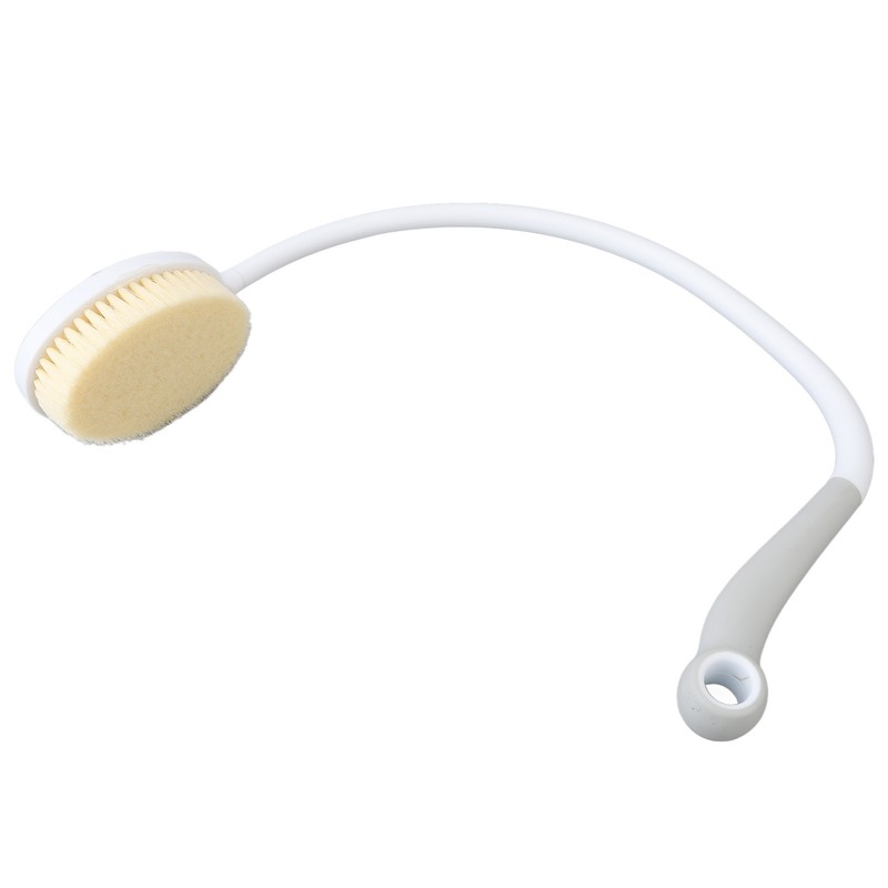 Curved Back Scrubber U Shaped Bendable Back Bath Brush with
