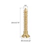 sourcing map Wood Screws M3 x 20mm Slotted Flat Head