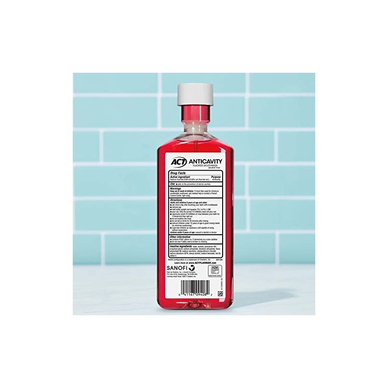ACT Whitening + Anticavity 16.9 fl. oz. & Anticavity 18