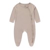 Ecojoy Baby Bamboo Rayon Romper Double Zipper Bodysuit Newborn Infant