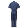 Natural Uniforms Mens Short Sleeve Zip Up Coverall, Stain and