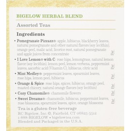 Bigelow 6 Assorted Herbal Teas, 18 Count