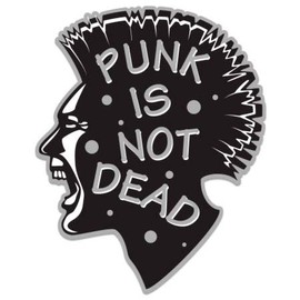Punk is Not Dead - 8" Vinyl Sticker - for Car Laptop I-Pad - Waterproof Decal