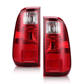 OKLPF Rear Brake Tail Light Compatible With 2008-2016 Ford F250 F350 F-250 F-350 F450 F550 Super Duty,Replace BC3Z13405A BC3Z13404A,Replacement Red Taillight Assembly,Driver and Passenger Side