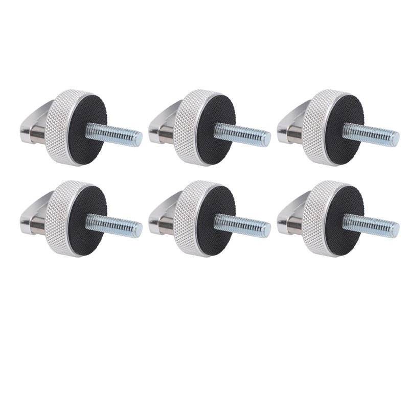 6PCS Hard Top Quick Removal Fastener Thumb Screw with D