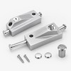 Spring Floor Door Latch Lock for Revolving Doors - Stainless