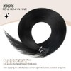 Boymia Extensiones De Cabello Humano Con Punta I, N.° 1B,
