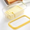 Butter Dish Butter Keeper with Cutter Slicer,Butter Box,Airtight Rectangular Food