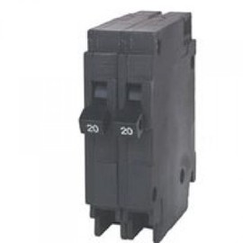 Siemens Q2020 Two 20-Amp Single Pole 120-Volt Circuit Breakers, for use only where Type QT breakers are allowed