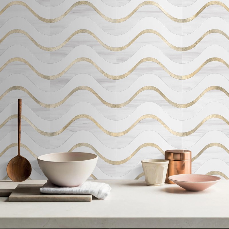 Vamos Tile 10-Sheet Peel and Stick Backsplash Seamless Tile,Stick on