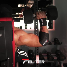 FELTER FITNESS Coderas, Vendas para Codo Ideales para Gym, Crossfit, Pesas Y Entrenamiento