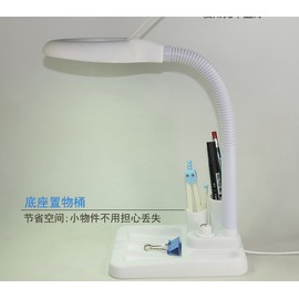 Magnifying Glass Table Lamp With 5X 10X Magnifier With 36 LED Lights White