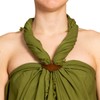 PANASIAM Sarong Unicolour for Men and Women, Multi-Functional Cloth Made