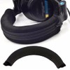 Black Headphone Protector Zipper Headband for Audio Technica ATH MSR7