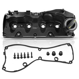 A-Premium Engine Valve Cover, with Valve Cover Gasket & Oil Filler Cap & Bolt, Compatible with Volkswagen Passat 2012 2013 2014, 2.0L Diesel, Replace # 03L103469R, 03L103-469-R