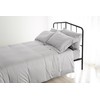 Fantasy Sateen Ice Grey Fitted Sheet 135 x 200 cm