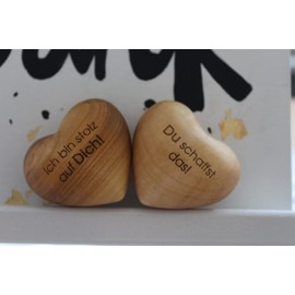 Thankgoods Sag’s with Heart Worry Stone reine Du Schaffst Das!